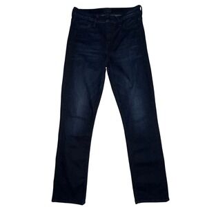 Mother The Mid Rise Dazzler Ankle Jeans 28 Dark Blue Slim Leg Denim Casual